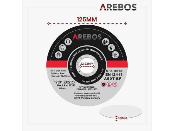 Veiling - Slijpschijven - 50 stuks - 125mm x 1mm, Doe-het-zelf en Verbouw, Gereedschap | Machine-onderdelen en Toebehoren