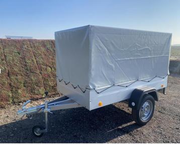 NIEUW Bockmann aanhangwagen + Huif + neuswiel SUPERDEAL! beschikbaar voor biedingen