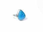 Neonblauw Apatiet Ring / Cabochon / nieuw- 5.86 g - (1)