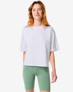 HEMA Dames T-shirt oversized wit, Kleding | Dames, Verzenden, Nieuw