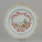 Bord (1) - Familie rose, Fencai - Porselein - Tea Dish with