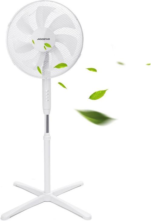 Aigostar Erika Statiefventilator - Oscillerende Ventilator, Huis en Inrichting, Overige Huis en Inrichting, Verzenden
