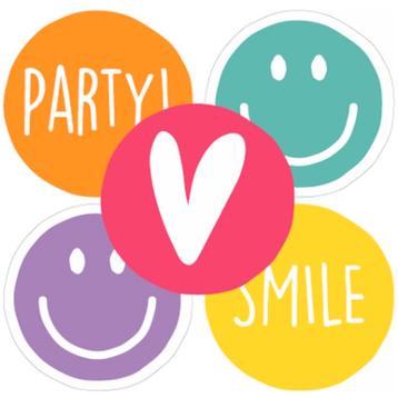 30x Sticker Smiley - Emoji - Party - Hart - Mix - beschikbaar voor biedingen