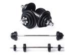 Tunturi Halterset 20 kg - Gietijzer Halter en Dumbbells - 20, Verzenden, Nieuw