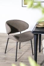 Stoel Eleonora TESS Bruin *NIEUW* Eetkamerstoel, Bruin, Nieuw, Ophalen of Verzenden, Stof