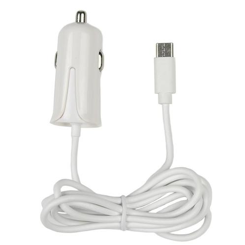 Benson Autolader - USB Type-C - 1.2 meter - 12-24V - Wit, Auto diversen, Auto-accessoires, Nieuw, Ophalen of Verzenden