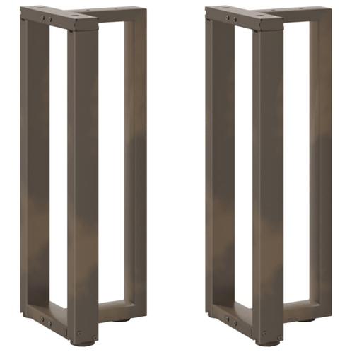 vidaXL Console tafelpoten 2 st T-vormig 38x25x(72-73)cm, Huis en Inrichting, Tafelonderdelen, Nieuw, Verzenden