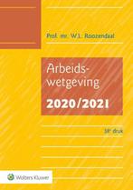 9789013157130 Arbeidswetgeving 2020/2021 | Tweedehands, Gelezen, W.L. Roozendaal, Verzenden