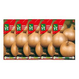 Uienzaad | VT | 5 stuks (Witte ui), Tuin en Terras, Bloembollen en Zaden, Verzenden