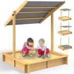 Zandbak met deksel 120x120cm in hoogte verstelbaar dak, Kinderen en Baby's, Speelgoed | Buiten | Zandbakken, Verzenden, Nieuw