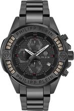 Philipp Plein PWWFA0725 The $kull Chrono horloge, Sieraden, Tassen en Uiterlijk, Overige merken, Staal, Staal, Verzenden
