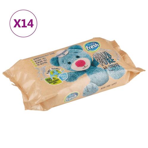 vidaXL Babydoekjes 14 pakken 840 doekjes, Kinderen en Baby's, Badjes en Verzorging, Nieuw, Verzenden