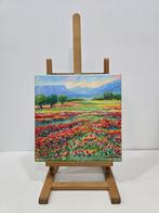 Josep Serramont (1958) - El valle de las amapolas, Antiek en Kunst, Kunst | Schilderijen | Klassiek