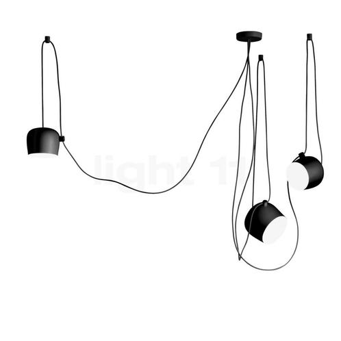 Flos Aim en Aim Small Mix LED 3-lichts, zwart (Hanglampen), Huis en Inrichting, Lampen | Hanglampen, Nieuw, Verzenden