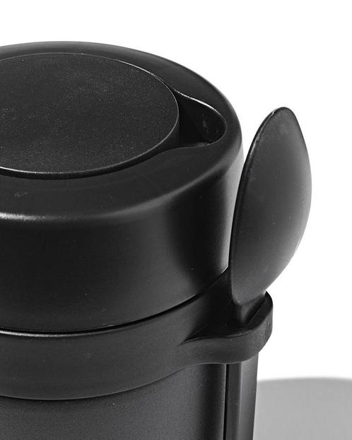 HEMA Soep- en voedselbeker 400ml rvs zwart, Huis en Inrichting, Keuken | Servies, Nieuw, Verzenden