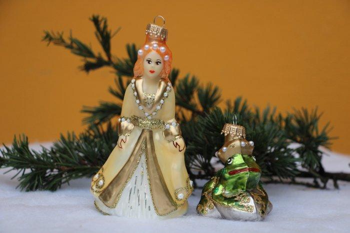 Krebs: het sprookje de Kikkerprins met princes, Lauscha -, Diversen, Kerst