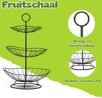 2dekans | Vaive Chique Fruitschaal 3 laags - Fruit Etagere -, Huis en Inrichting, Ophalen of Verzenden, Zo goed als nieuw