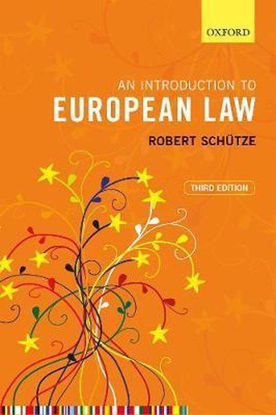 Introduction to European Law 9780198858942 Robert SchTze, Boeken, Taal | Engels, Gelezen, Verzenden
