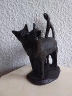 Figuur - Two Cats Cuddling - 20 cm - Brons