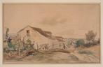 Johan Barthold Jongkind (1819-1891) - The old Farm, Antiek en Kunst