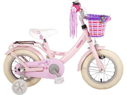 Volare Ashley Kinderfiets - Meisjes - 12 inch - Roze - 95%, Fietsen en Brommers, Fietsen | Kinderfietsjes, Zo goed als nieuw, Verzenden