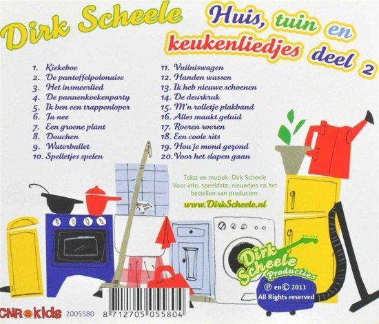 Dirk Scheele - Huis, Tuin &amp; Keukenliedjes Deel 2 - CD, Cd's en Dvd's, Cd's | Overige Cd's, Verzenden
