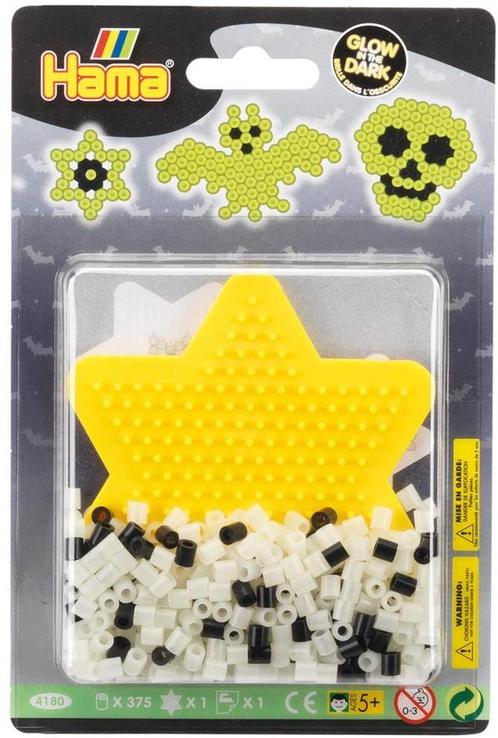 Hama - Glow in the Dark strijkkralen (375 stukjes) | Hama -, Hobby en Vrije tijd, Knutselen, Nieuw, Verzenden