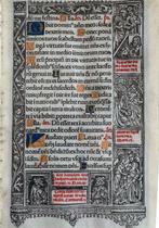 Liturgical text (Book of Hours) - Book of Hours - 1506, Antiek en Kunst, Antiek | Boeken en Bijbels