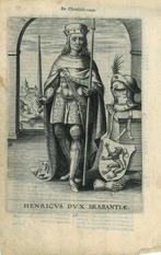 Portrait of Henry I, Count of Louvain, Antiek en Kunst, Kunst | Etsen en Gravures