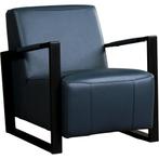 Leren Fauteuil Touch - Toledo Leer Marine, Huis en Inrichting, Fauteuils, Nieuw, Ophalen of Verzenden, 75 tot 100 cm, Fauteuil Touch - Toledo leer Marine past perfect in uw interieur als u woonstijl: Industrieel, Modern is.