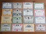 Document - USA. - 66 Historic American shares and bonds