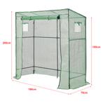 [en.casa] Tuinkas Vlaardingen kweekkas 198x78x180-200 cm gro, Verzenden, Nieuw