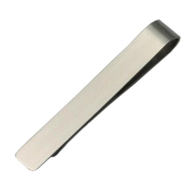 Fako Bijoux - Dasspeld - Clip - 48mm - Zilverkleurig -, Kleding | Heren, Stropdassen, Verzenden