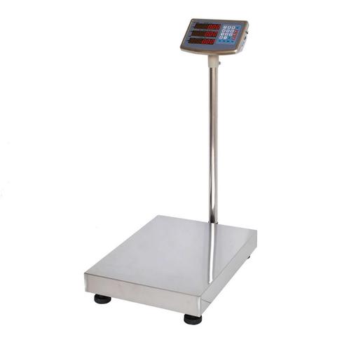Prijsberekende platformweegschaal 300 Kg x 100gr, Doe-het-zelf en Verbouw, Weegschalen, Verzenden