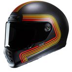 HJC V10 Foni Zwart Rood Integraalhelm, Motoren, Nieuw met kaartje, HJC, Heren, Verzenden