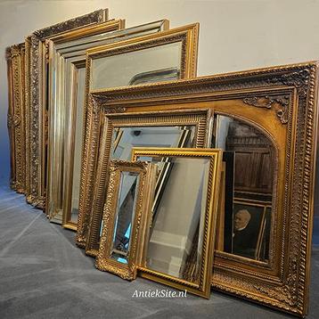 Net binnen 30 jonge en vintage spiegels van 30 tot  250 Euro beschikbaar voor biedingen