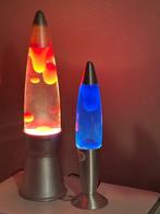 Lamp - Glas , metaal enz - Twee Lavalampen