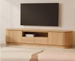 TV meubel Lazlo eiken 200x40x51cm - Naturel, Huis en Inrichting, Kasten | Televisiemeubels, Ophalen of Verzenden, Nieuw