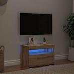 vidaXL Tv-meubel met LED 60x35x40 cm bewerkt hout artisanaal, Verzenden, Nieuw, Overige houtsoorten