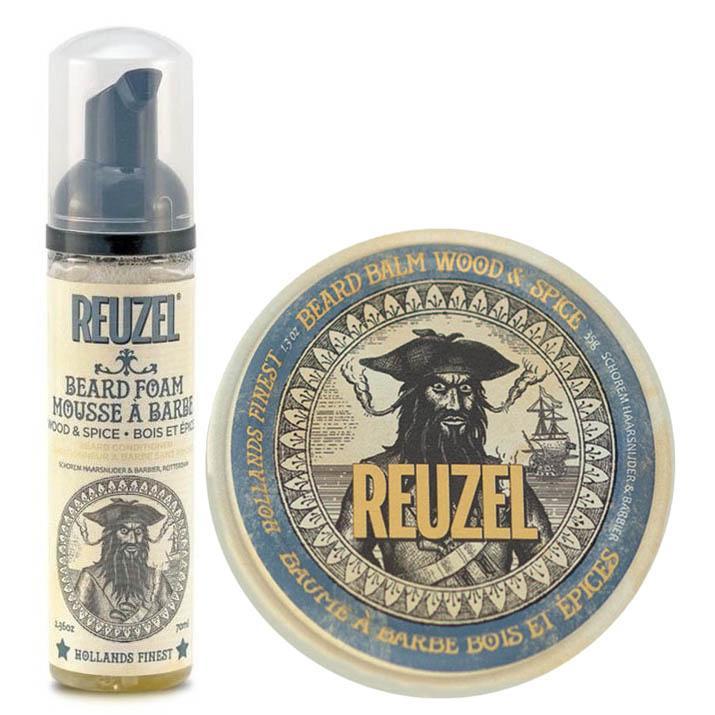 Reuzel Groom & Grow Wood & Spice Fragrance Set, Sieraden, Tassen en Uiterlijk, Uiterlijk | Haarverzorging, Gel, Wax, Haarlak of Mousse