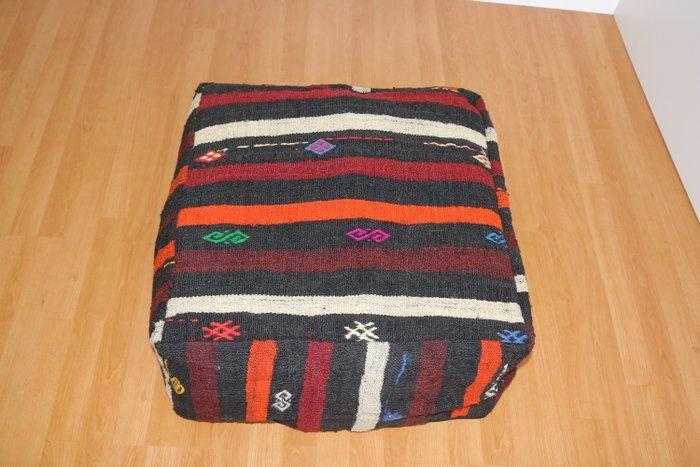 Puff Cases 1 - Kelim - 60 cm - 60 cm, Antiek en Kunst, Kunst | Designobjecten