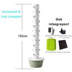 Verticale Hydroponische Toren 192 cm – 52 Planten – LED, Tuin en Terras, Kweekspullen, Ophalen of Verzenden, Nieuw