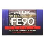 TDK FE90 Ferric 90 IEC I/Type I Normal Position Cassette (Ni, Verzenden, Nieuw