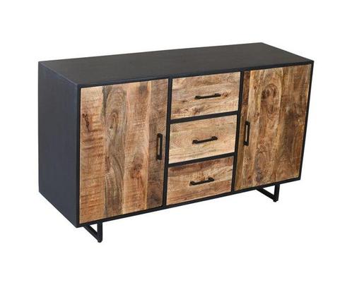 Dressoir Kate mangohout | 135 cm, Huis en Inrichting, Kasten | Dressoirs, Nieuw, Ophalen of Verzenden