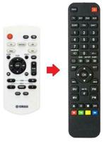 Alternatieve Yamaha ZU40710 afstandsbediening, Audio, Tv en Foto, Afstandsbedieningen, Nieuw, Verzenden