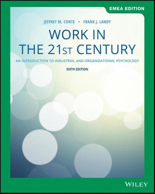 Work in the 21st Century, 9781119590262, Boeken, Studieboeken en Cursussen, Zo goed als nieuw, Verzenden