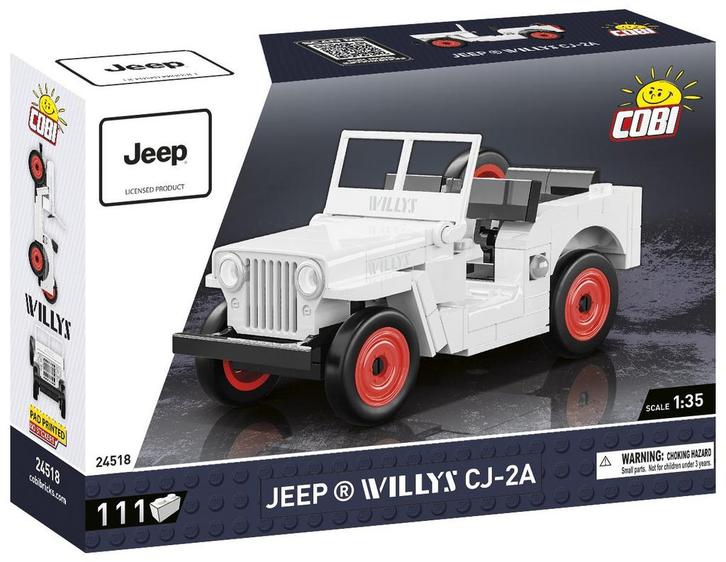 COBI 24518 JEEP WILLYS CJ-2A (Voertuigen, Modelbouwsets), Kinderen en Baby's, Speelgoed | Bouwstenen, Nieuw, Verzenden