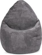 BeanBag Shara XL - Antraciet, Huis en Inrichting, Zitzakken, Verzenden, Nieuw