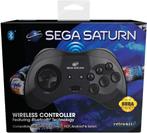 Retro-Bit Sega Saturn Bluetooth controller black, Verzenden, Nieuw