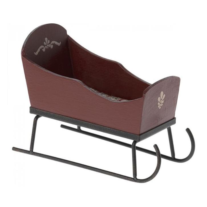 Maileg - slee muis rood (9 x 12 cm), Kinderen en Baby's, Speelgoed | Overig